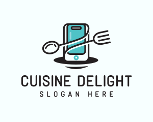 Food Delivery Dining App logo design