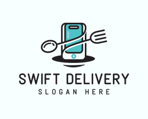 Food Delivery Dining App logo design