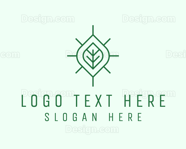 Simple Organic Leaf Logo