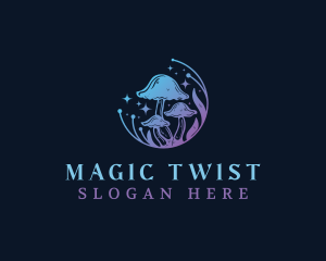 Mystic Mushroom Nature logo design