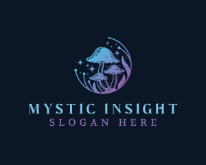 Mystic Mushroom Nature logo design