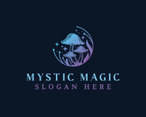 Mystic Mushroom Nature logo design