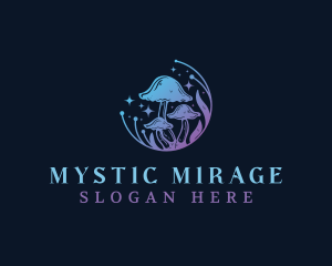 Mystic Mushroom Nature logo design