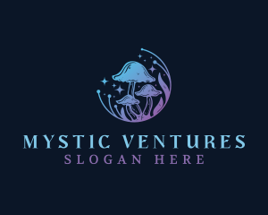 Mystic Mushroom Nature logo design