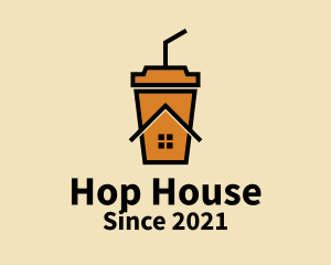 Coffee Cup House  logo design