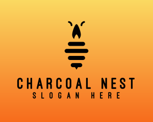Insect Bee Nest logo