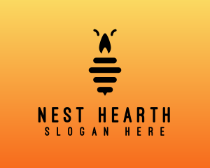 Insect Bee Nest logo