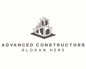 Building Architecture Plan logo design