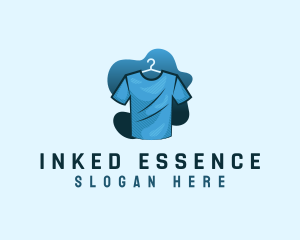 Shirt Laundry Hanger logo design