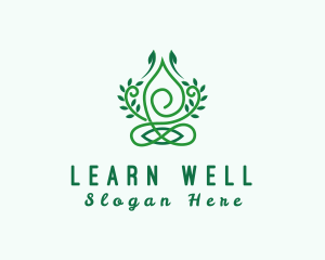 Natural Wellness Yoga logo design