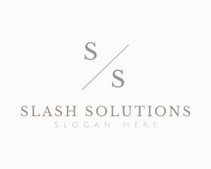 Professional Slash Company logo design