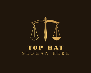 Justice Scale Law logo design