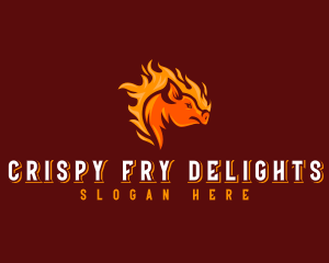 Flame Pork Barbecue  logo design