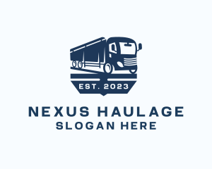 Trailer Truck Logistic logo design