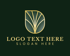 Elegant Leaf Tree logo