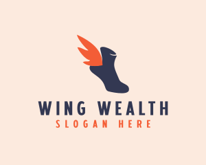 Winged Shoe Apparel logo design