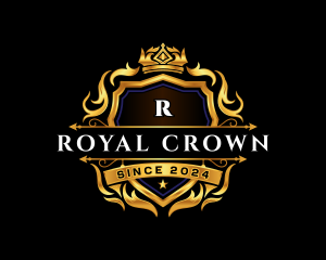 Royal Crown Crest logo design