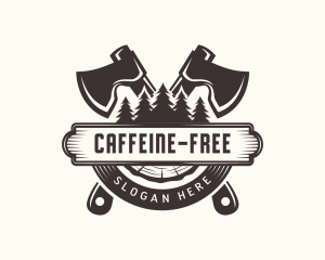 Forest Axe Woodwork logo design