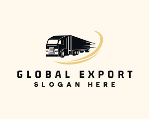 Trucking Logistic Transport logo design