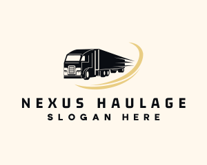 Trucking Logistic Transport logo design