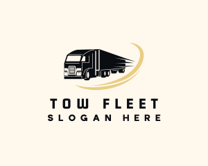 Trucking Logistic Transport logo design