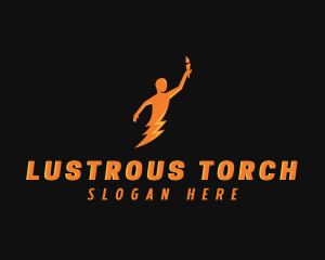 Thunder Human Torch logo design