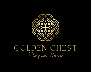 Golden Premium Seal logo design