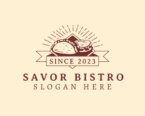 Hipster Taco Restaurant logo