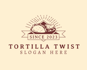 Hipster Taco Restaurant logo