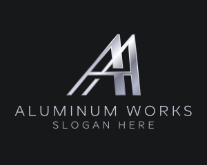 Metallic Industrial Corporate Letter A logo