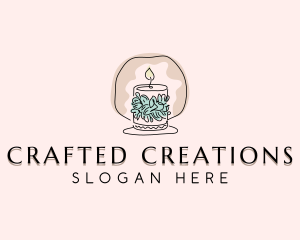 Scented Candle Decor logo design