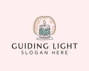 Scented Candle Decor logo design