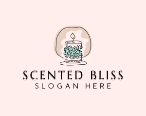 Scented Candle Decor logo design