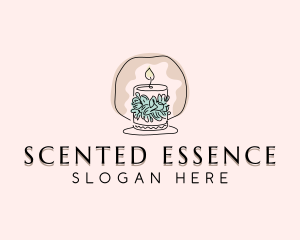 Scented Candle Decor logo design