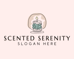 Scented Candle Decor logo design