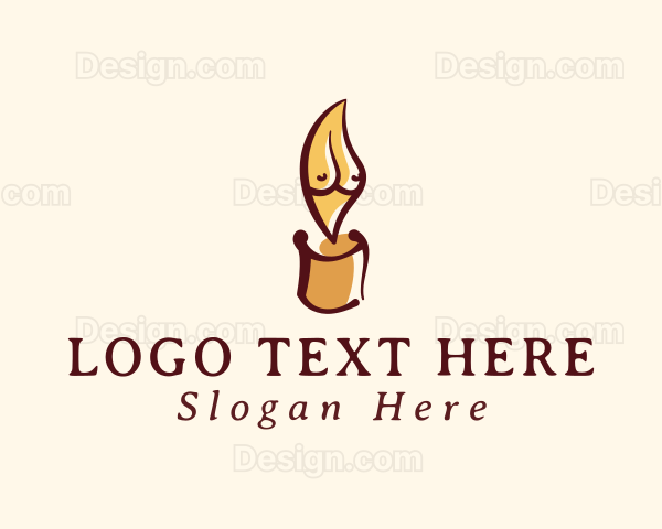 Erotic Candle Flame Logo