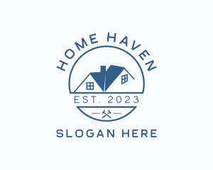 Residential House Roofing logo