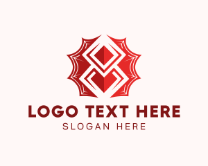 Spider Web Superhero logo