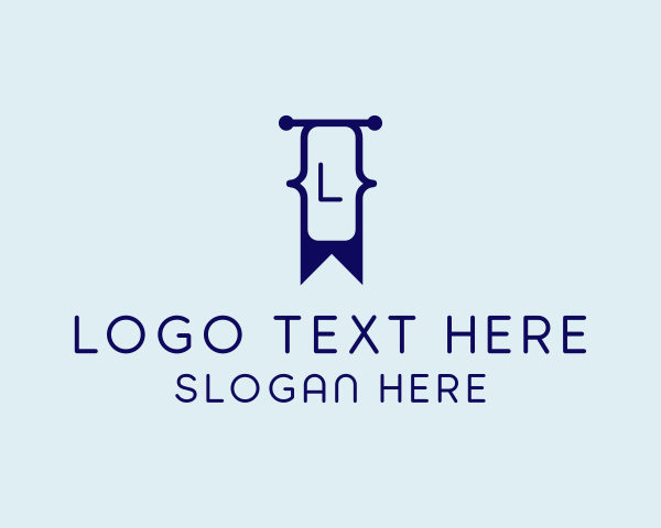 Bookmark logo example 4