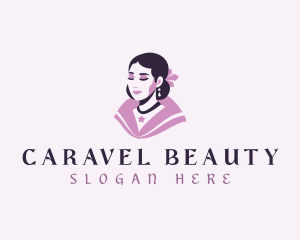 Filipina Woman Beauty logo design