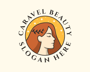 Beauty Woman Sparkle logo design