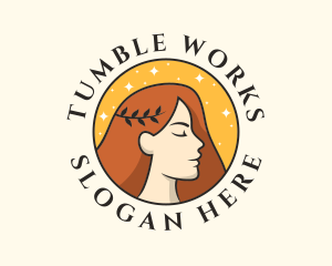 Beauty Woman Sparkle logo design