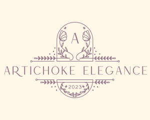 Elegant Flower Boutique logo design