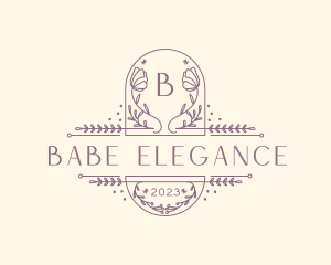 Elegant Flower Boutique logo design