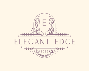 Elegant Flower Boutique logo design