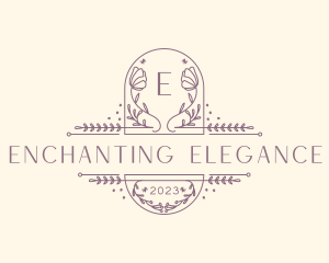 Elegant Flower Boutique logo design