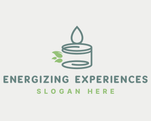 Scented Candle Leaves logo