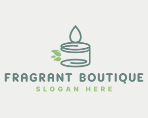 Scented Candle Leaves logo