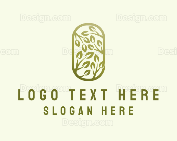 Natural Green Leaf Logo