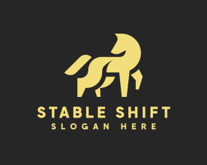 Wildlife Horse Stable logo design